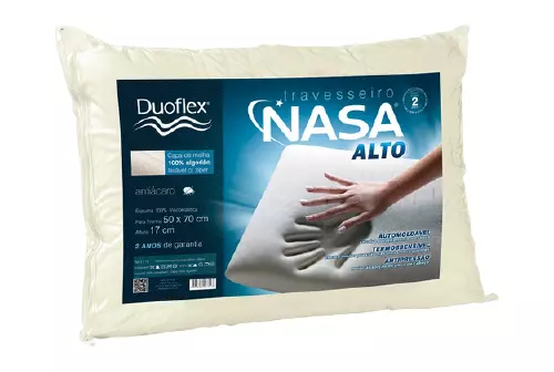 Travesseiro Nasa Alto DUOFLEX